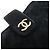 CHANEL Matelasse COCO Mark Beauty Case in camoscio Nero - vista 14