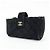 CHANEL Matelasse COCO Mark Beauty Case in camoscio Nero - vista 3