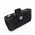 CHANEL Matelasse COCO Mark Beauty Case in camoscio Nero - vista 4