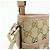 Borsa a tracolla GUCCI GG Canvas Leather Beige Pink 388924 - vista 16