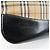 Borsa a spalla BURBERRY in tela e pelle Nova Plaid Beige Black - vista 19