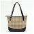 Borsa a spalla BURBERRY in tela e pelle Nova Plaid Beige Black - vista 2