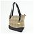 Borsa a spalla BURBERRY in tela e pelle Nova Plaid Beige Black - vista 3