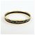 Hermès Bracciale Bangle HERMES Email PM Plated Nero e Oro - vista 2