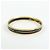 Hermès Bracciale Bangle HERMES Email PM Plated Nero e Oro - vista 3