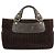 Céline Borsa a mano CELINE C Macadam Suede Leather Boogie Bag Brown