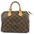 Louis Vuitton Monogram Speedy 25 Boston Bag Hand Bag Brown M41528