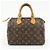Louis Vuitton Monogram Speedy 25 Boston Bag Hand Bag Brown M41528 - vista 2