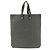 Hermès HERMES Amedaba GM Canvas Leder Shopper Tasche Grau