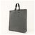 Hermès HERMES Amedaba GM Canvas Leder Shopper Tasche Grau - Ansicht 3