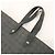 Hermès HERMES Amedaba GM Canvas Leder Shopper Tasche Grau - Ansicht 6