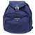 Zaino PRADA in nylon e pelle con logo Triangle Navy B4650F