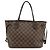 Borsa a spalla Louis Vuitton Damier Neverfull PM Ebene N51109