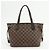 Borsa a spalla Louis Vuitton Damier Neverfull PM Ebene N51109 - vista 2