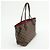 Borsa a spalla Louis Vuitton Damier Neverfull PM Ebene N51109 - vista 4