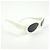 Gafas de sol de plástico PRADA Logo 55□16 White SPR 26Z - vista 2