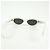 Gafas de sol de plástico PRADA Logo 55□16 White SPR 26Z - vista 4