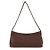 Salvatore Ferragamo Borsa a tracolla e borsa a mano Ferragamo Varra in nylon e pelle con catena, Marrone