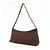 Salvatore Ferragamo Borsa a tracolla e borsa a mano Ferragamo Varra in nylon e pelle con catena, Marrone - vista 3