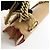 FENDI Mini Kan I Borsa a tracolla e spalla in pelle con catena Beige 8M0381 - vista 16