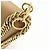FENDI Mini Kan I Borsa a tracolla e spalla in pelle con catena Beige 8M0381 - vista 8