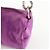 PRADA Mini borsa a mano pochette in raso con logo triangolare Viola - vista 15