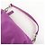 PRADA Mini borsa a mano pochette in raso con logo triangolare Viola - vista 6