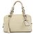 PRADA Borsa Boston in pelle Vitello Daino Borsa a tracolla Ivory BR3091