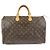 Louis Vuitton Monogram Speedy 40 Borsa a Mano Borsa Boston Marrone M41522