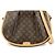 Borsa a Tracolla Louis Vuitton Monogram Menilmontant MM Marrone M40473