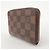Louis Vuitton Damier Canvas Zippy Coin Case Wallet Brown N63070 - vista 3