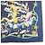 Hermès HERMES Carre Double Face 90 Seide 100% Tuch Les Mustangs Marble Navy - Ansicht 6