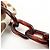 Borsa a tracolla PRADA in vitello con catena in plastica e logo triangolare Beige Brown - vista 7