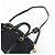 Borsa a spalla e a mano 2Way in nylon e pelle con logo PRADA Nera BN2032 - vista 6