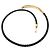 Hermès HERMES Bracciale Roulis Double Tour in pelle Veau Swift Nero Oro - vista 6