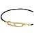 Hermès HERMES Bracciale Roulis Double Tour in pelle Veau Swift Nero Oro - vista 7