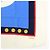 Sciarpa CHANEL COCO Mark 100% seta blu bianco navy rosso - vista 6