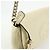 Borsa a tracolla in pelle con catena GUCCI SOHO Interlocking G Bianca 536224 - vista 12