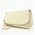 Borsa a tracolla in pelle con catena GUCCI SOHO Interlocking G Bianca 536224 - vista 3