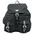 Zaino PRADA in nylon e pelle con logo Triangle Nero BZ2811