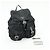 Zaino PRADA in nylon e pelle con logo Triangle Nero BZ2811 - vista 24