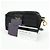 PRADA Mini Borsa a Tracolla in Nylon e Pelle Nero - vista 24