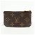 Louis Vuitton Monogram Pochette Cles Coin Case Key Case Brown M62650 - vista 2