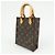Louis Vuitton Monogram Petit Sac Plat Borsa a Tracolla 2Way Marrone M69442 - vista 3