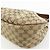 Borsa a spalla GUCCI Sukey Interlocking G GG Canvas Leather Beige 232955 - vista 13