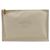 Hermès HERMES Yachting GM Canvas Flat Pouch Neceser Beige