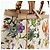 GUCCI Bamboo Flora Canvas Leather 2Way Bag Japan Limited Ivory 336032 - vista 14