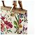 GUCCI Bamboo Flora Canvas Leather 2Way Bag Japan Limited Ivory 336032 - vista 17