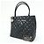 Borsa Tote CHANEL Medallion Matelasse COCO Mark Caviarskin Nera A01804 - vista 24