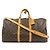 Louis Vuitton Keep All Bandouliere 55 Boston Bag Brown M41414
